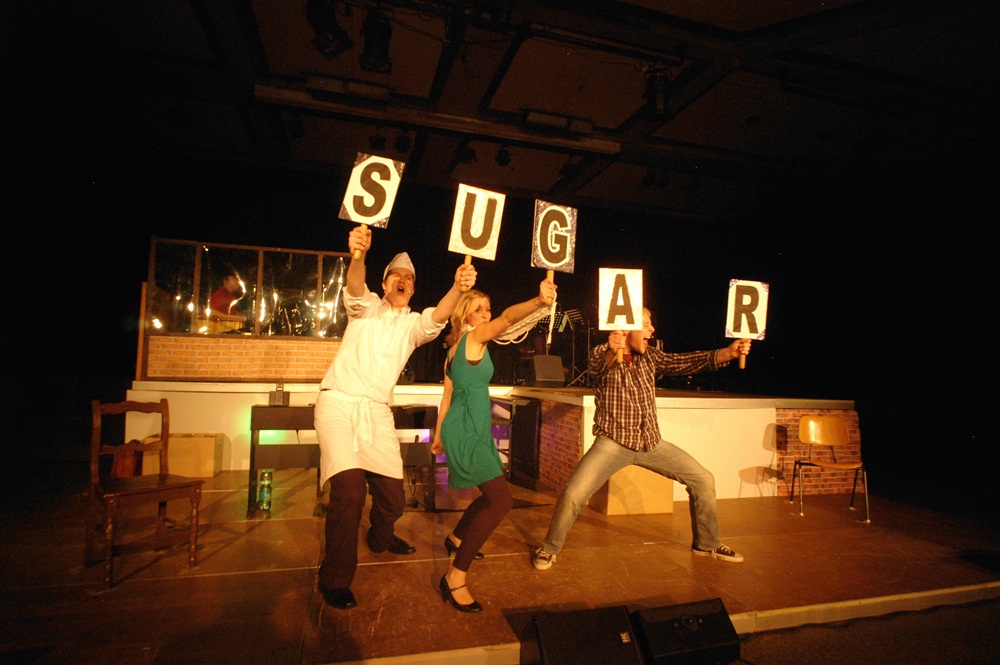"Sugar" - Sascha Kollarz, Marina Schmitz, Oliver Morschel - Deutschlandpremiere "tick, tick...BOOM!", März 2010.