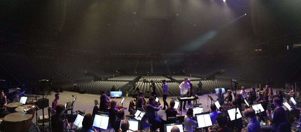 Unser Ausblick bei der Generalprobe.